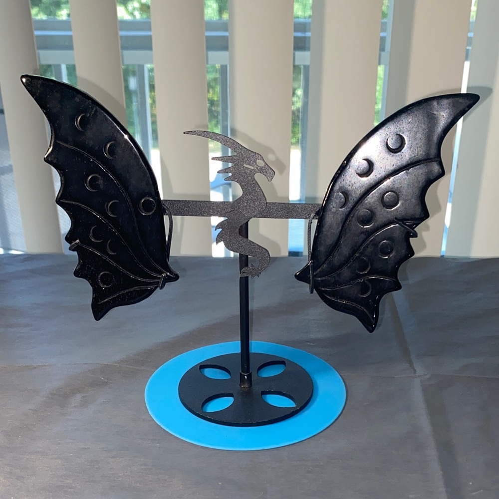 Black Obsidian Dragon Wings